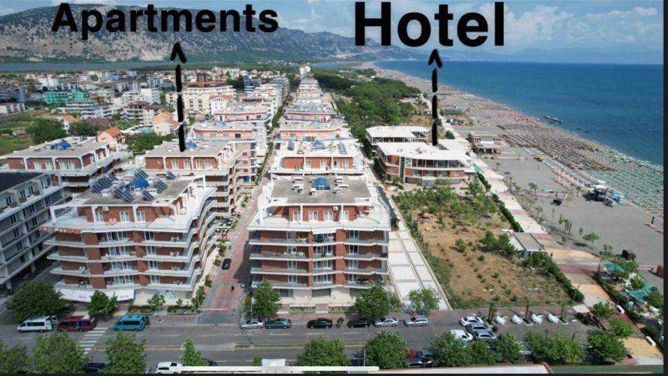 Fishta Hotel & Apartments Velipojë Exterior foto